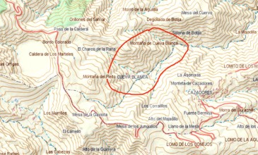 Cuevas Blancas Valsequillo mapa IDE